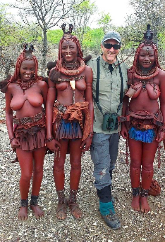 The Himba women wear beaded anklets to protect their legs from venomous animal bites, just like me.