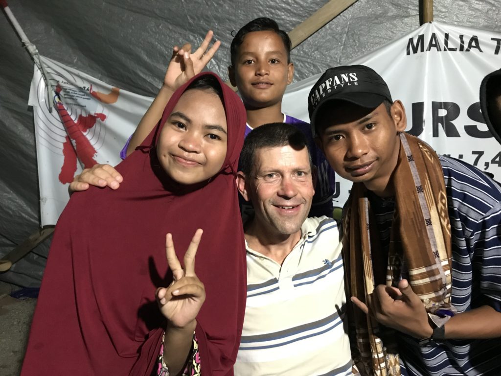 Image of children from Palu, Indonesia, after earthquake